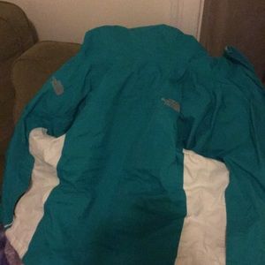North face rain coat
